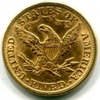 USA: 5 dollari 1881 "Liberty"
