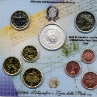 Italia 2006: serie annuale, 9 pezzi (5 euro in argento)