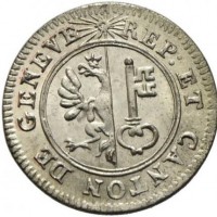 Svizzera, Ginevra: 6 denari 1819 (HMZ,2#360b)