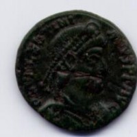 Valentiniano I (364-375 d.C.): Aes III "SECVRITAS REIPVBLICAE" zecca di Siscia (RIC,IX#15), graffio al d/