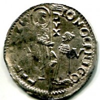 Venezia, Giovanni Mocenigo (1478-1485): marcello o 1/2 lira, sigle A-V (Paolucci#3), gr. 3,26
