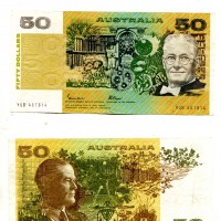 Australia: 50 dollari 1985 "Florey/Clunies-Ross" (Pick#50e)
