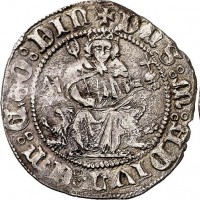 Napoli, Ferdinando I (1458-1494): carlino, sigla M a sinistra del re (MIR#72/4), grammi 3,19