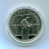 Malta, S.O.O.M: 10 lire 2005 Giovanni Paolo II "Soli Deo Gloria"