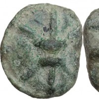 Apulia, Luceria (271-212 a.C.): quatrunx fusa (Vecchi, ICC#346; HN Italy#677b), grammi 24.18, mm 27