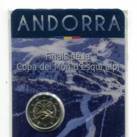 Andorra 2019: 2 euro "Coppa del Mondo di Sci Alpino"