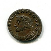 Massimiano Ercole (286-310 d.C.): follis "GENIO POPVLI ROMANI" zecca di Lugdunum (RIC#167b), 8,84g