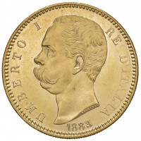 Umberto I (1878-1900): 100 lire 1883 (Gigante#3)
