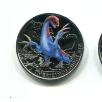 Austria 2021: 3 euro Therizinosaurus"