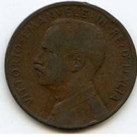 Vittorio Emanuele III (1900-1943): 5 cent. 1908 (Gigante#257)