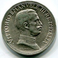 Vittorio Emanuele III (1900-1943): 2 lire 1917 "Quadriga Briosa" (Gigante#104)