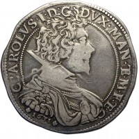 Mantova, Carlo I Gonzaga-Nevers (1627-1637): ducatone 1631 (MIR#644), grammi 31.37, mm 43