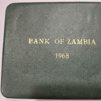 Zambia: serie zecca 1968 (KM#MS1),  nella confezione originale prodotta dalla Royal Mint