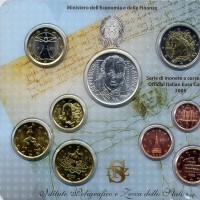 Italia 2005: serie annuale, 9 pezzi (5 euro in argento)