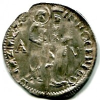 Venezia, Giovanni Mocenigo (1478-1485): marcello o 1/2 lira, sigle A-V (Paolucci#3), gr. 3,23
