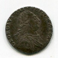 Gran Bretagna, Giorgio III (1760-1820): 6 pence 1787 (Spink#3749), gr.3,03