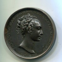 Bologna, medaglia 1822 per Carlotta Marchionni (1796-1861-attrice-), 0,42mm (Niggl#1250)