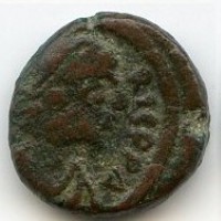 Maurizio Tiberio (582-602 d.C.): 12 nummi, zecca di Alessandria in Egitto (Sear#544)