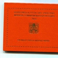 Vaticano 2016: 2 euro commemorativi "Giubileo Della Misericordia" in confezione originale zecca