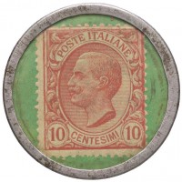 Gettone filatelico-numismatico: 10 centesimi "Gomme Pirelli Milano"