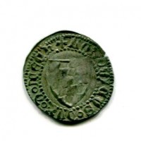 Aquileia, Ludovico II di Teck (1412-1420): denaro (Bernardi#69A), gr.0,63