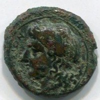 Sicilia, Siracusa, Timoleonte (344-317 a.C.): bronzo 17 mm (SNG ANS#646/7), gr. 5,66