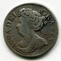 Gran Bretagna, Anna (1702-1714): scellino 1714 (Spink,384#3617)