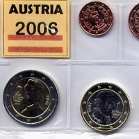 Austria 2006: serie euro, confezionata da privati