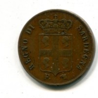 Carlo Alberto (1831-1849): 5 cent. 1842 (Gigante#158)
