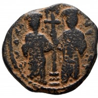 Costantino X Ducas e Eudocia (1059-1067): follis, zecca di Costantinopoli (Sear#1853), grammi 7.78