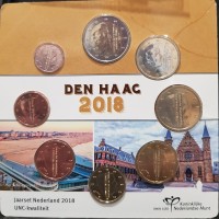 Olanda 2018: serie euro, in blister originale zecca