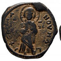 Costantino X Ducas e Eudocia (1059-1067): follis, zecca di Costantinopoli (Sear#1853), grammi 6.57