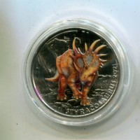 Austria 2021: 3 euro "Styracosaurus"
