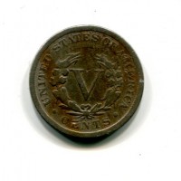 USA: 5 cent. 1896 "Liberty"
