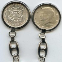 Portachiavi: USA: 1/2 dollaro "Kennedy"