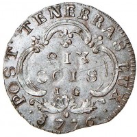 Svizzera, Ginevra: 6 sols 1776 (HMZ,2#346c), grammi 2.14