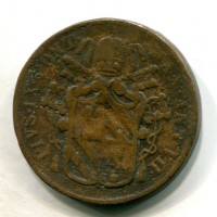 Roma, Pio IX (1846-1870): 5 baiocchi 1852-VII (Gigante#180)