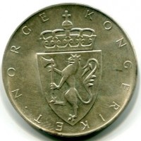 Norvegia, Olav V (1957-1991): 10 kroner 1964 
