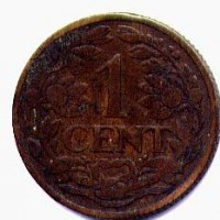 Olanda, Guglielmina (1890-1948): 1 cent. 1913 (W.Coins#152)