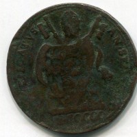 Roma, Pio VII (1800-1823): baiocco 1802 (Gigante#54)