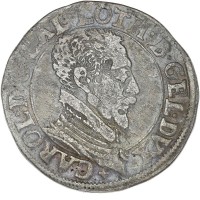 Francia, Ducato di Lorena, Carlo III (1545-1608): testone (Boudeau#1533; Flon#133), grammi 9.10, mm 28