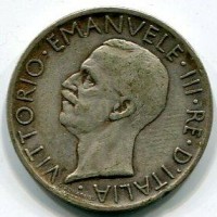 Vittorio Emanuele III (1900-1943): 5 lire 1928** "Aquilino" (Gigante#75a)