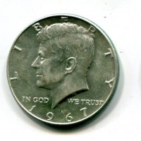 USA: 1/2 dollaro 1967 "Kennedy"