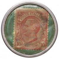 Gettone filatelico-numismatico: 10 centesimi "Singer macchine da cucire"