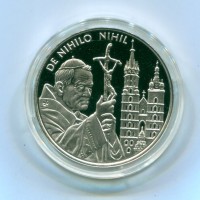 Malta, S.O.O.M: 10 lire 2005 Giovanni Paolo II "De Nilo Nihl"