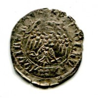 Aquileia, Filippo d'Alencon (1381-1387): denaro (MIR,44#51)
