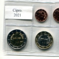 Cipro 2021: serie euro, confezionata da privati