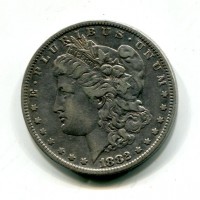 USA: 1 dollaro 1882-O "Morgan", colpetti al bordo
