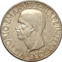 Vittorio Emanuele III (1900-1943): 20 lire 1936-XIV "IMPERO" (Gigante#45)