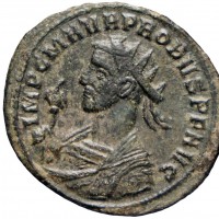 Probo (276-282 d.C.): antoniniano "VIRTVS PROBI AVG", zecca Siscia (RIC#818), grammi 3.06, mm 24